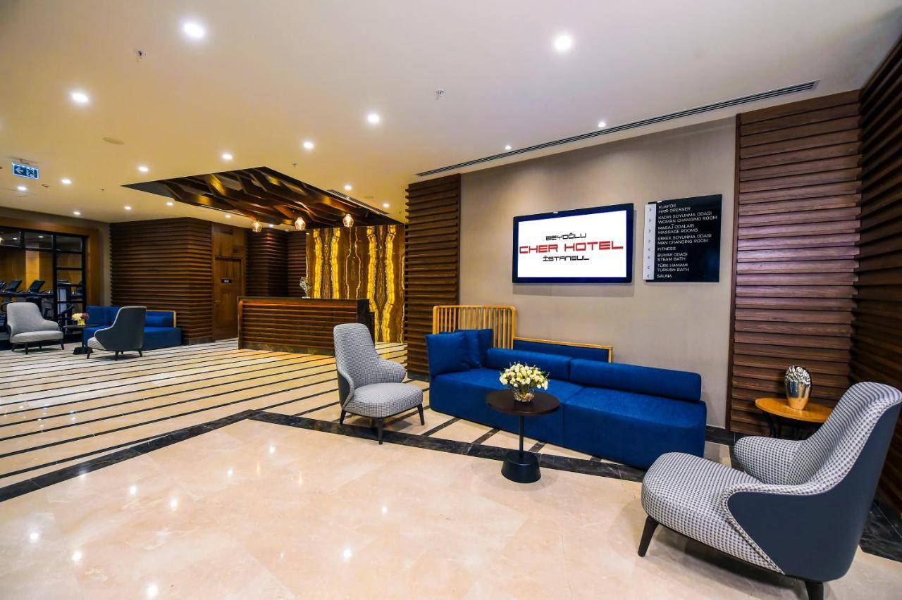 Cher Hotel & Spa Taksim Istanbul Exteriör bild Lobby